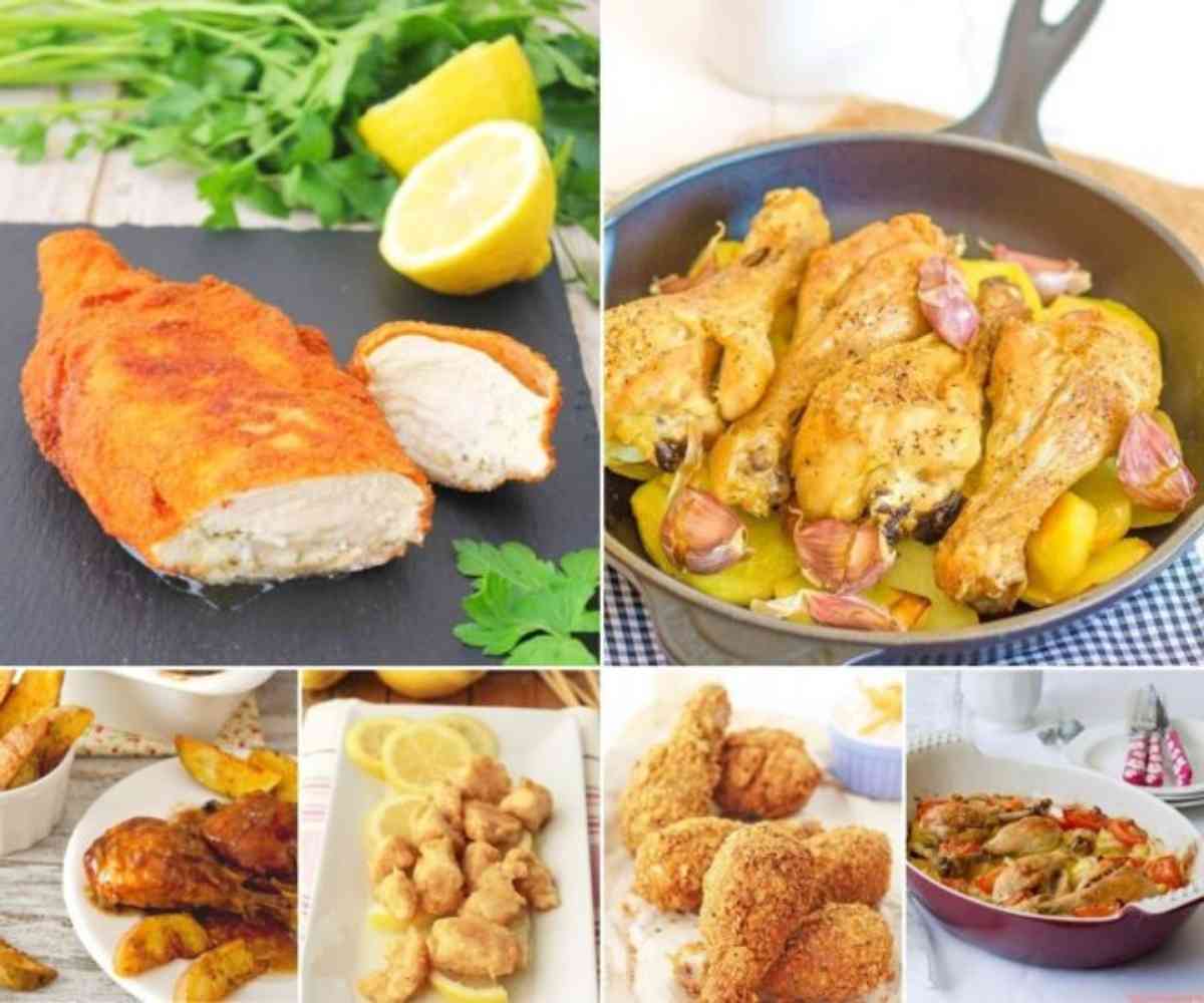 100 recetas con pollo FÁCILES (comidas y cenas toda familia) | PequeRecetas