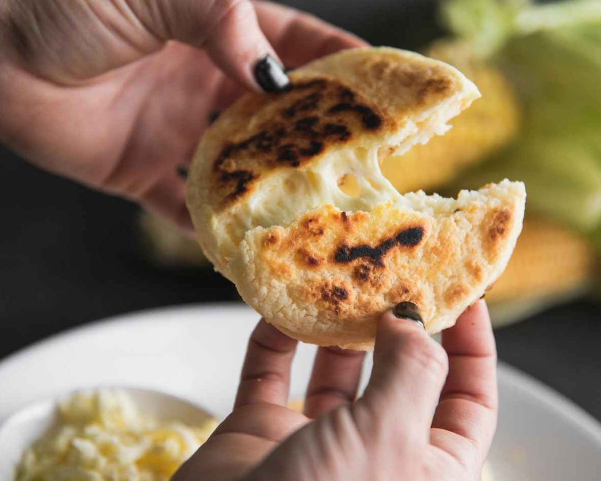 arepas con queso