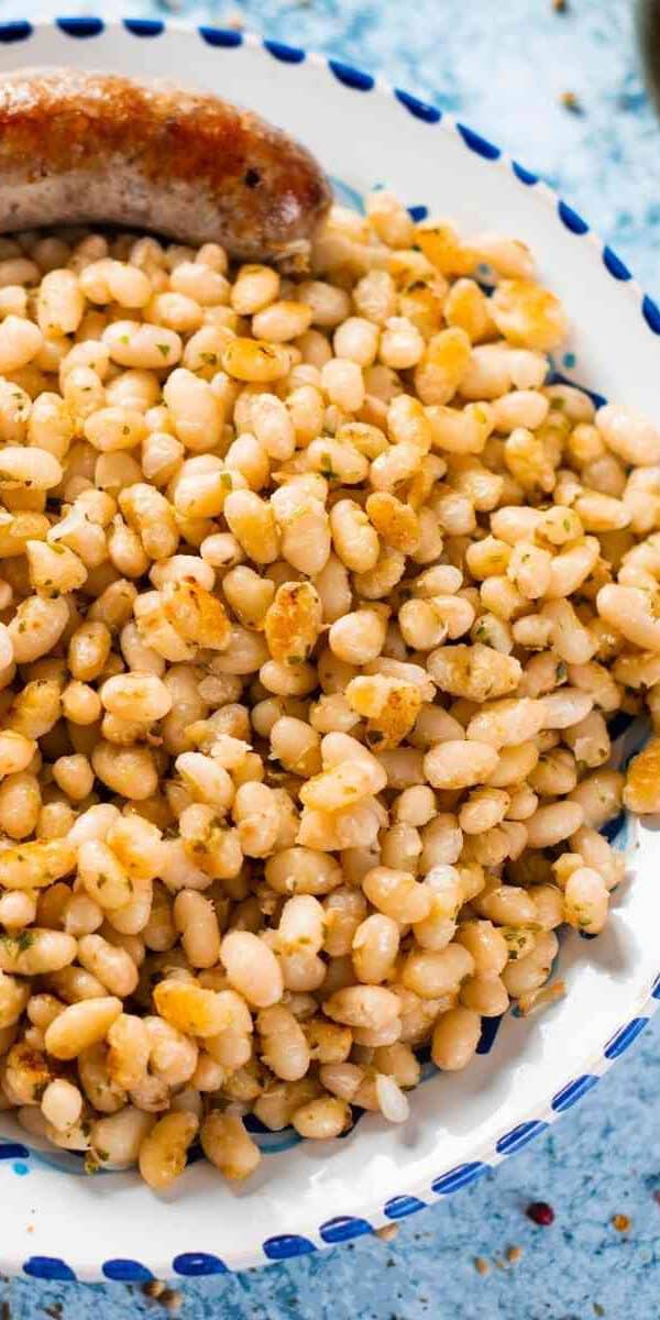 butifarra con mongetes receta catalana