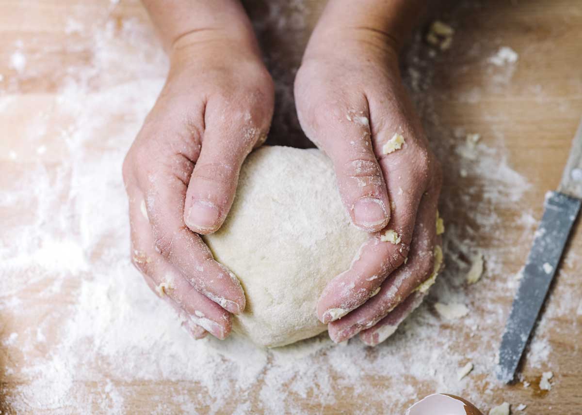 Italian homemade fresh dough