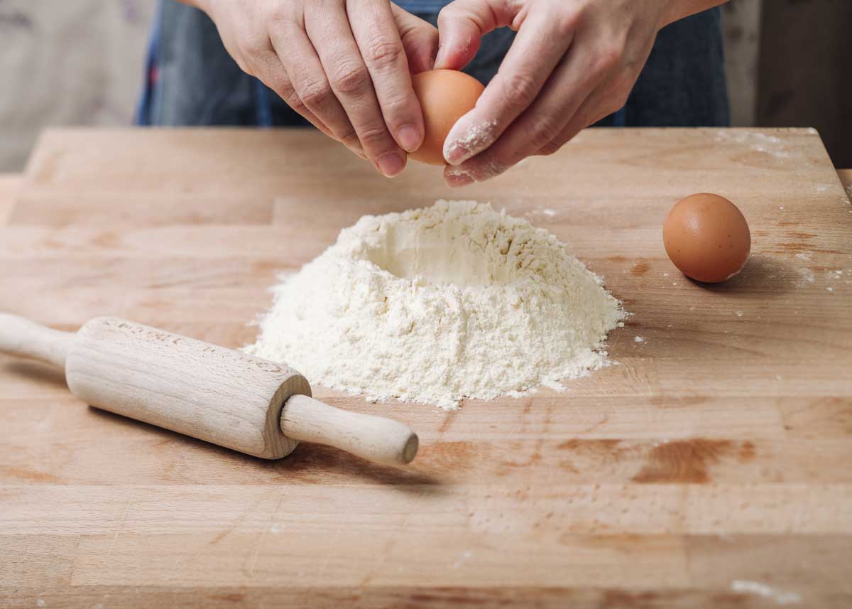 como hacer pasta casera de huevo