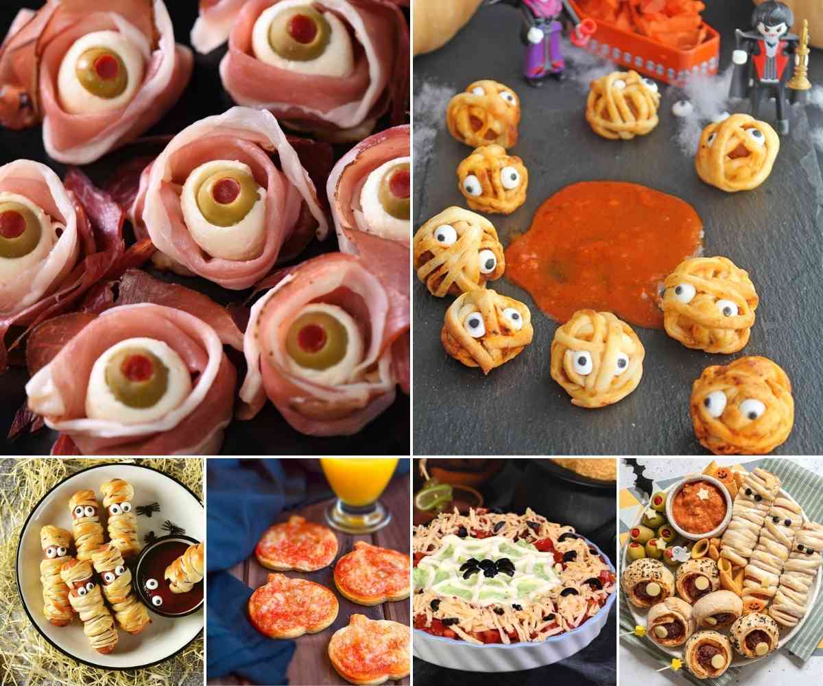 Aperitivos para Halloween (recetas de snacks y aperitivos de miedo)
