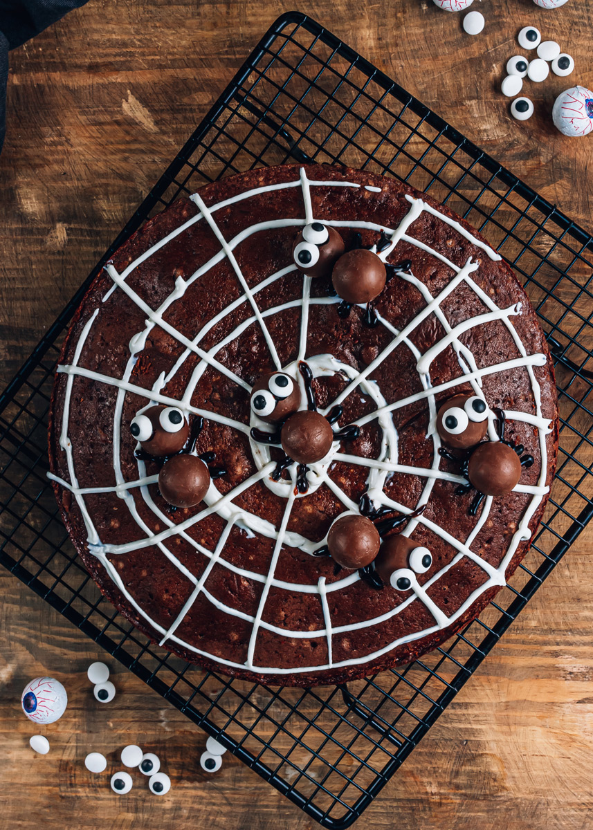 como hacer un bizcocho de Halloween