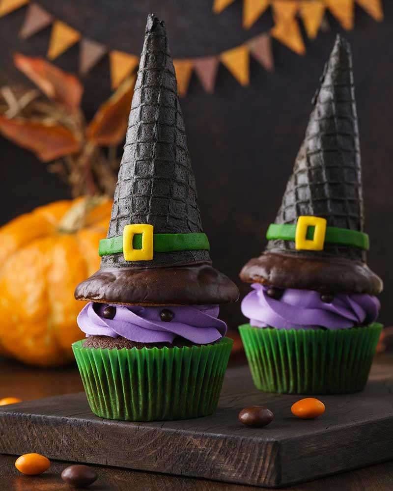 Cupcakes De Bruja Para Halloween