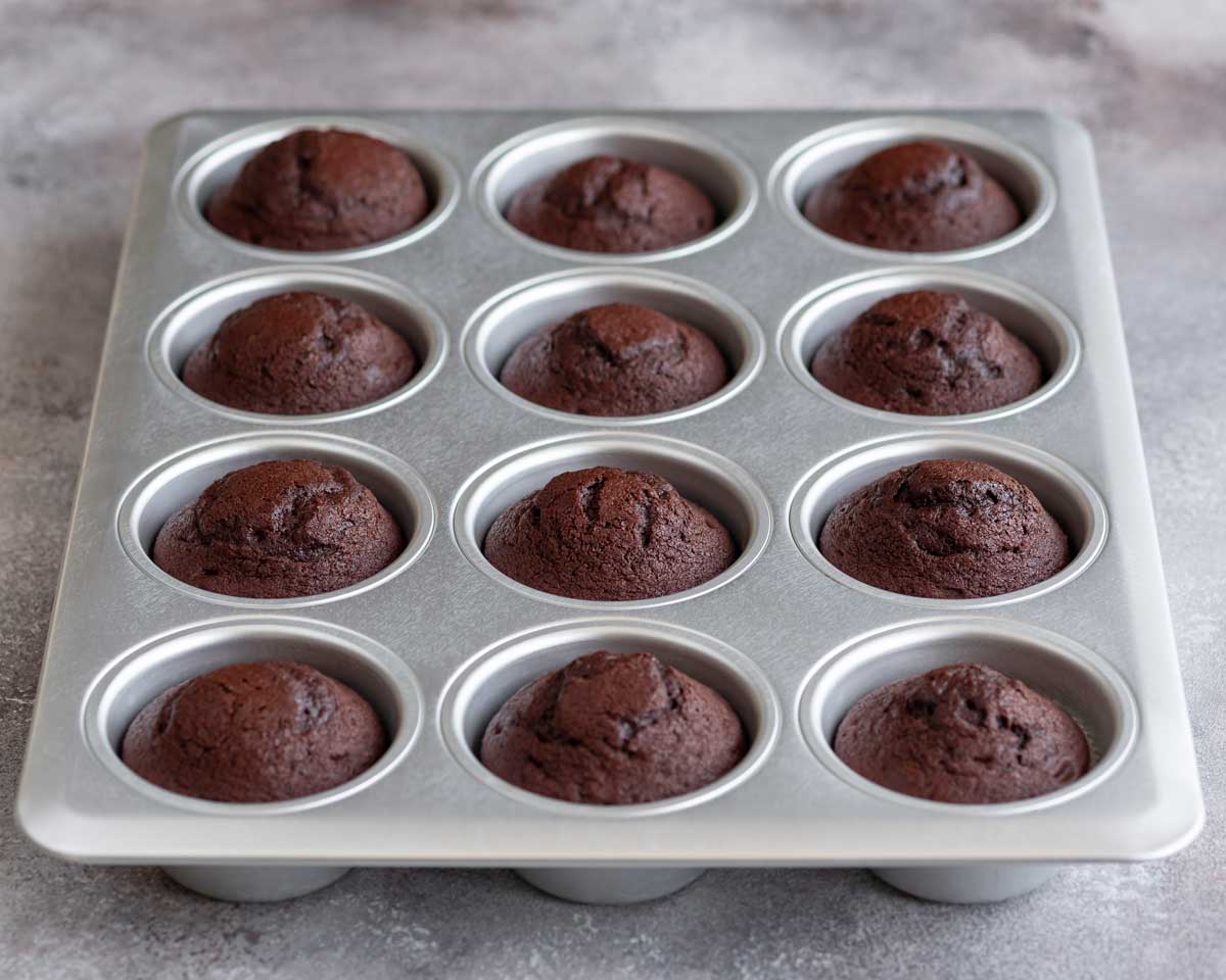 Hornear Cupcakes De Chocolate - Cupcakes De Chocolate Esponjosos Decorados Con Frosting De Chocolate