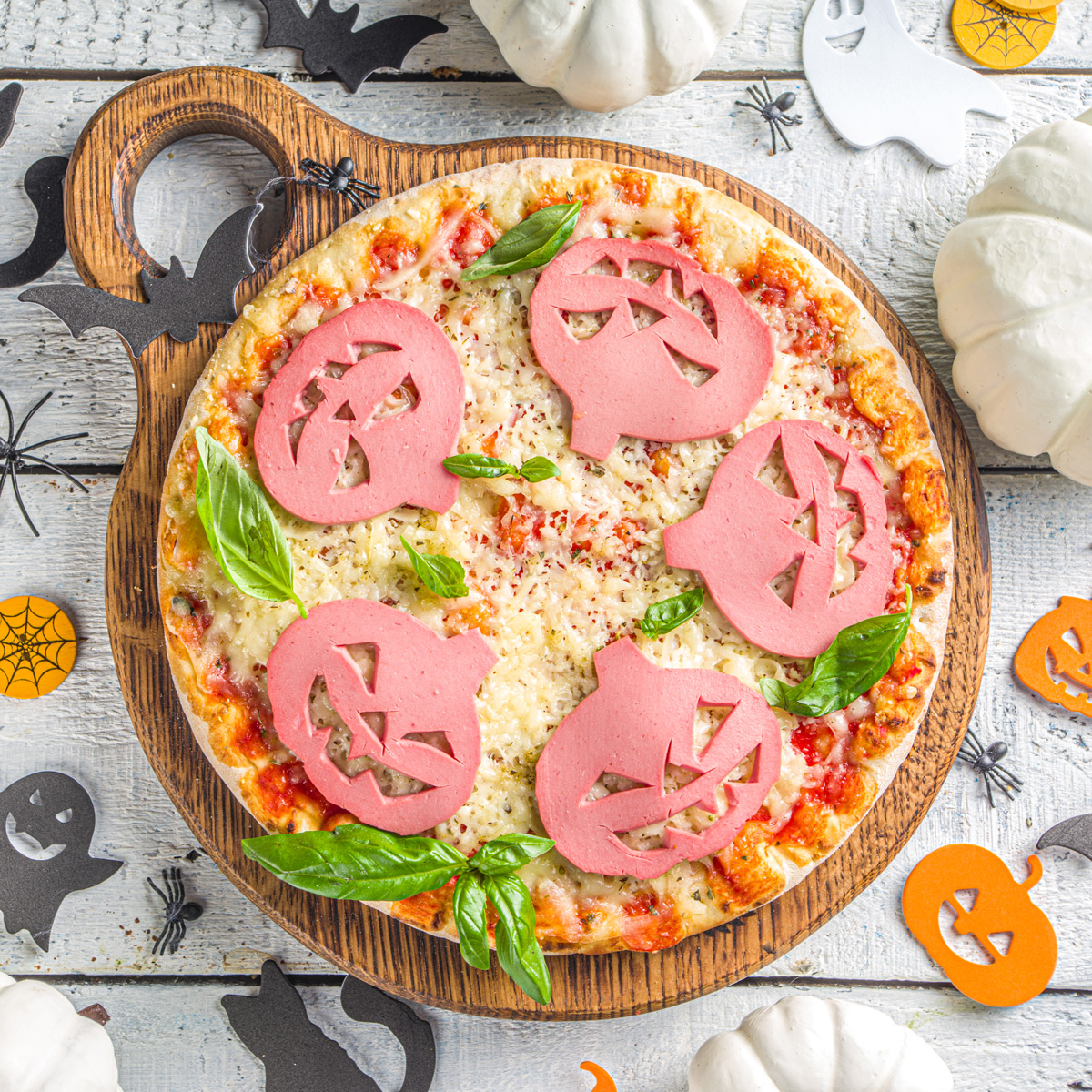 Pizza De Calabazas De Halloween