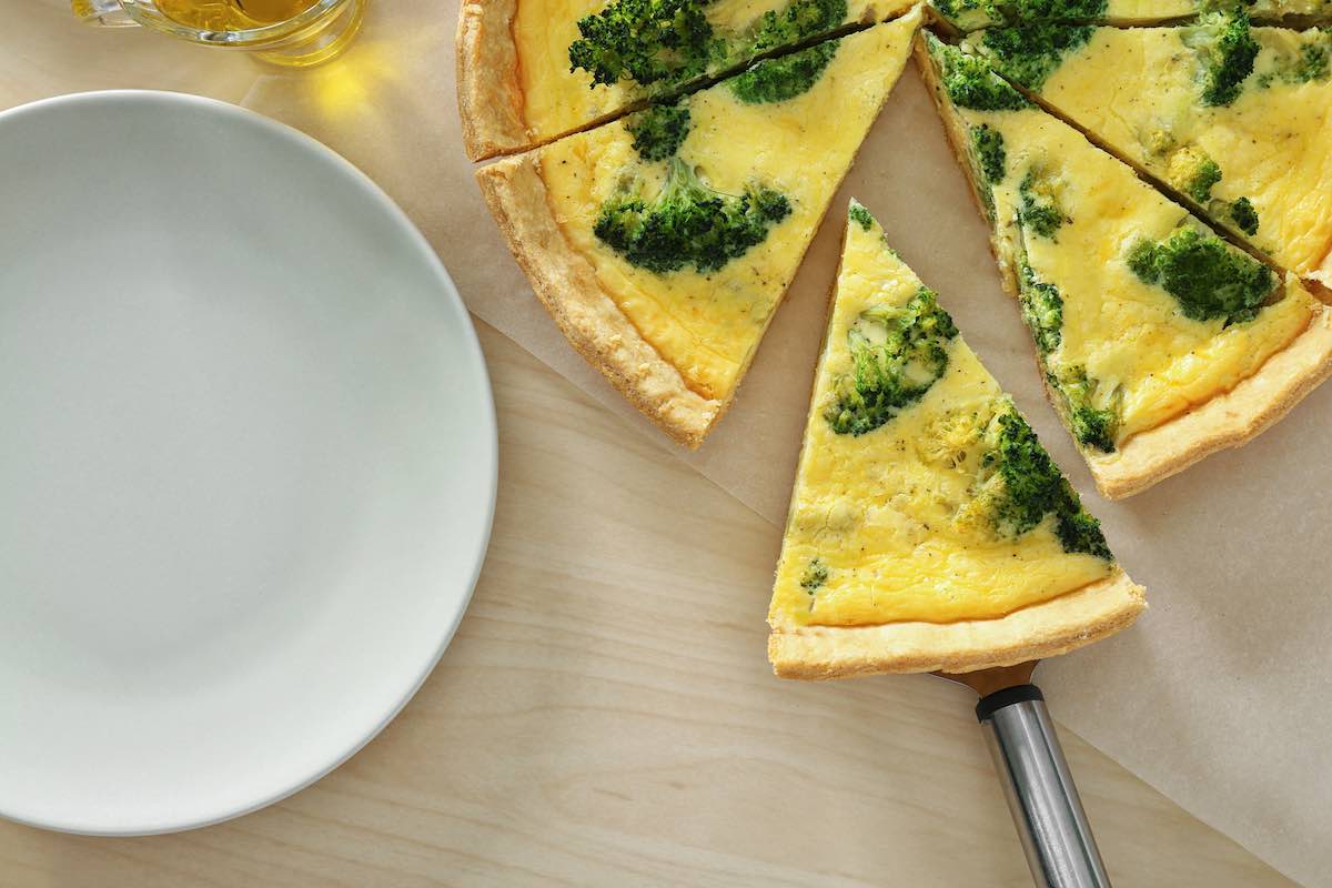 Quiche fácil de brócoli