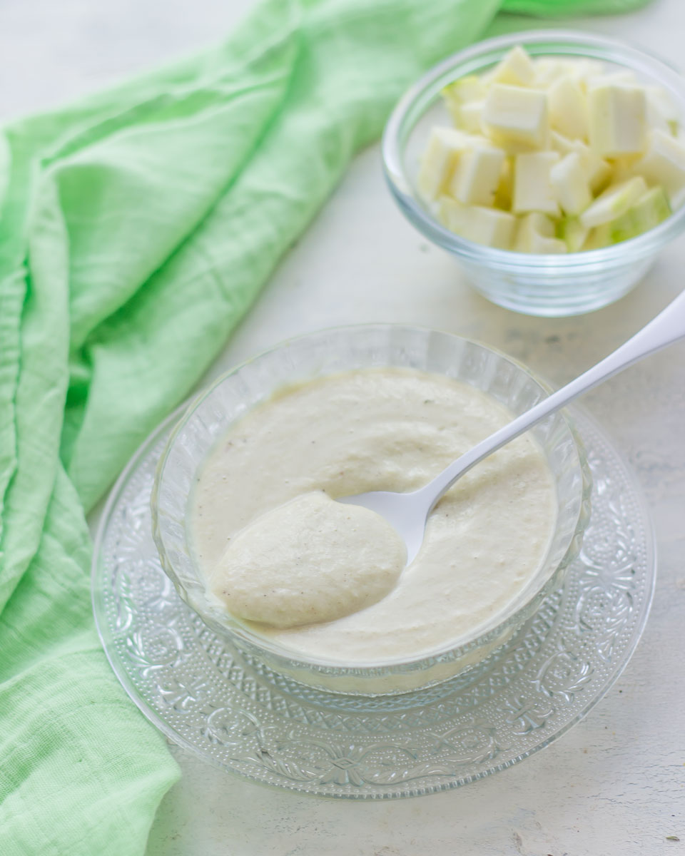 bechamel de calabacin receta