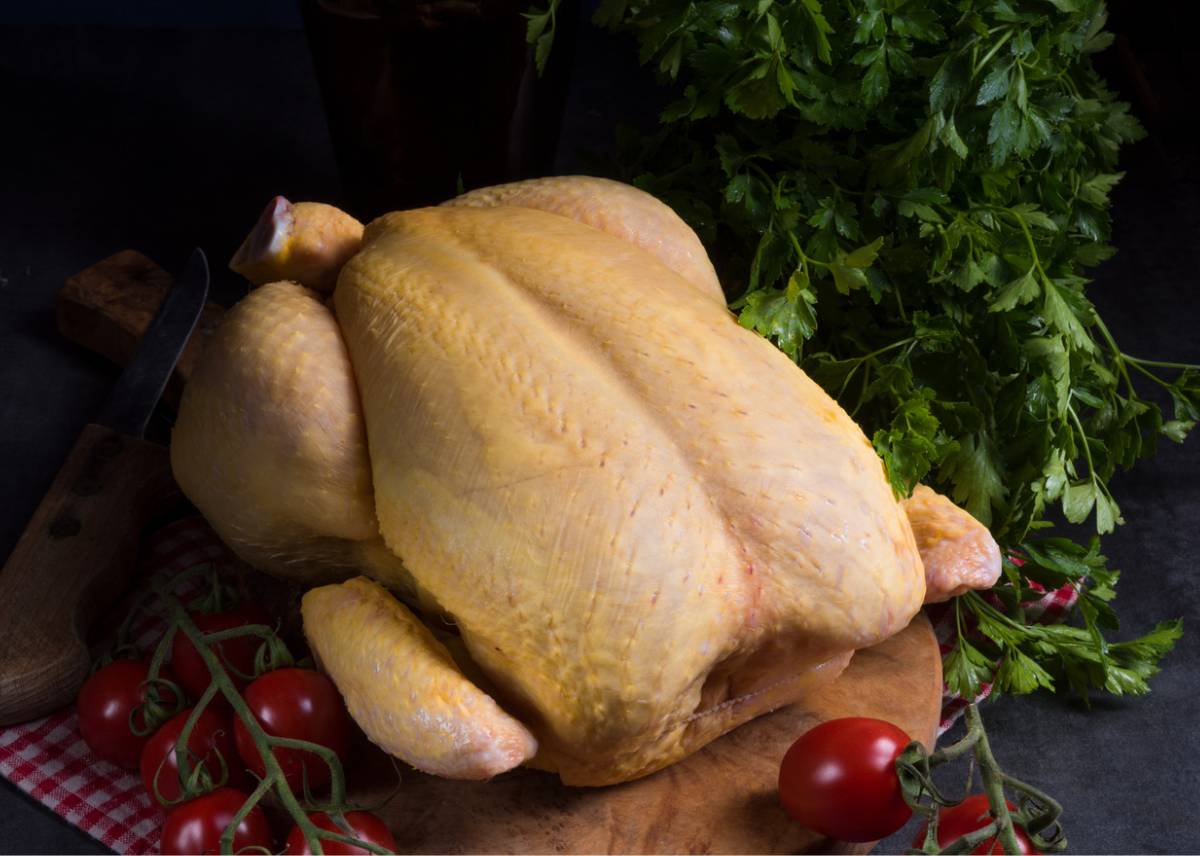 ingredientes capon de Navidad al horno