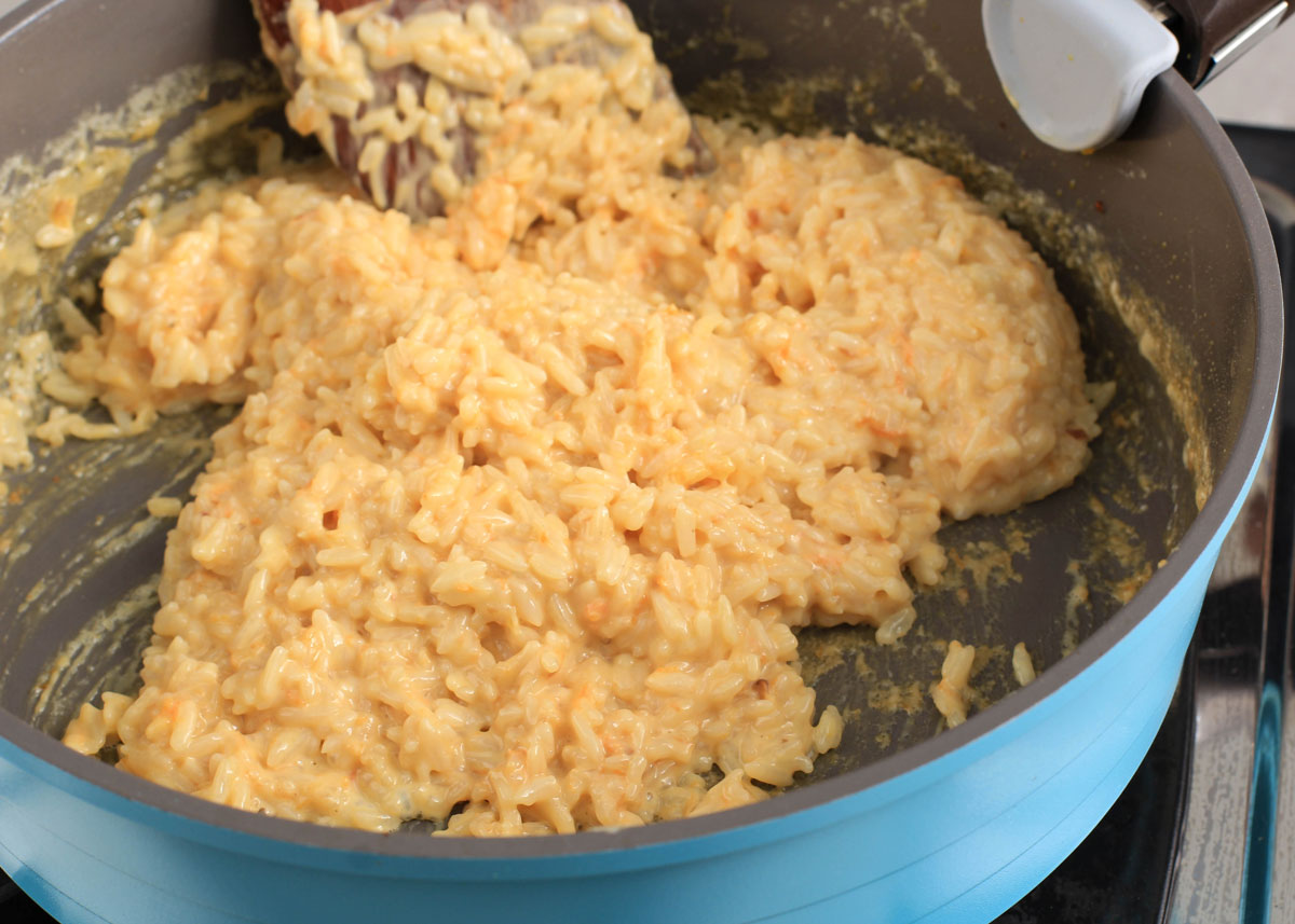 como hacer risotto con calabaza facil