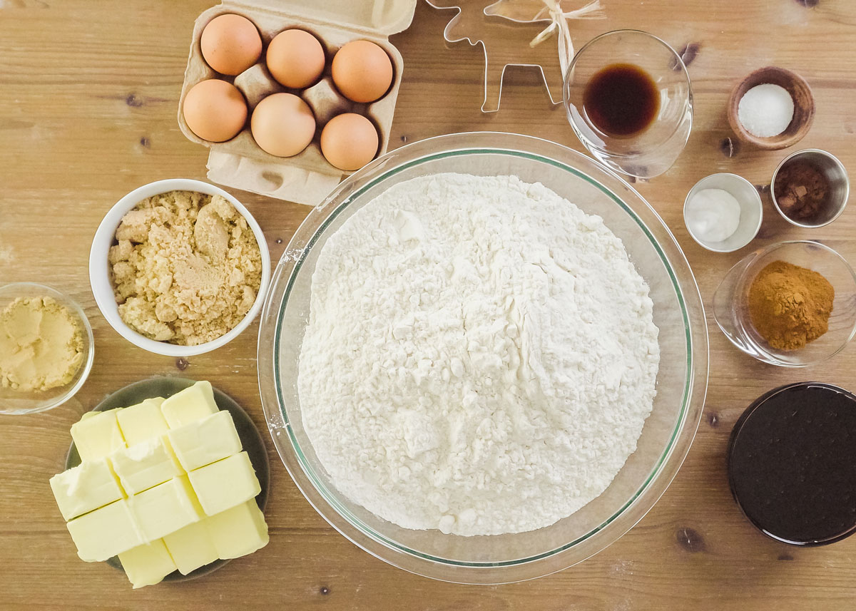 ingredientes galleyas de jengibre