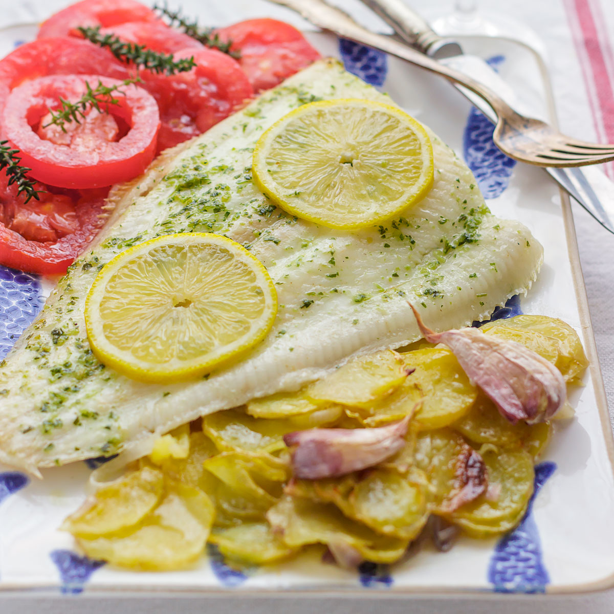 Lenguado Al Horno