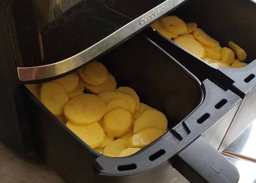 patatas fritas panaderas freidora aire -