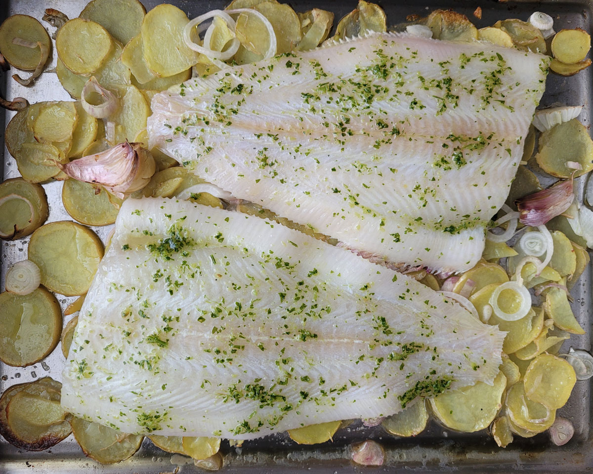 Receta De Lenguado Al Horno Con Patatas