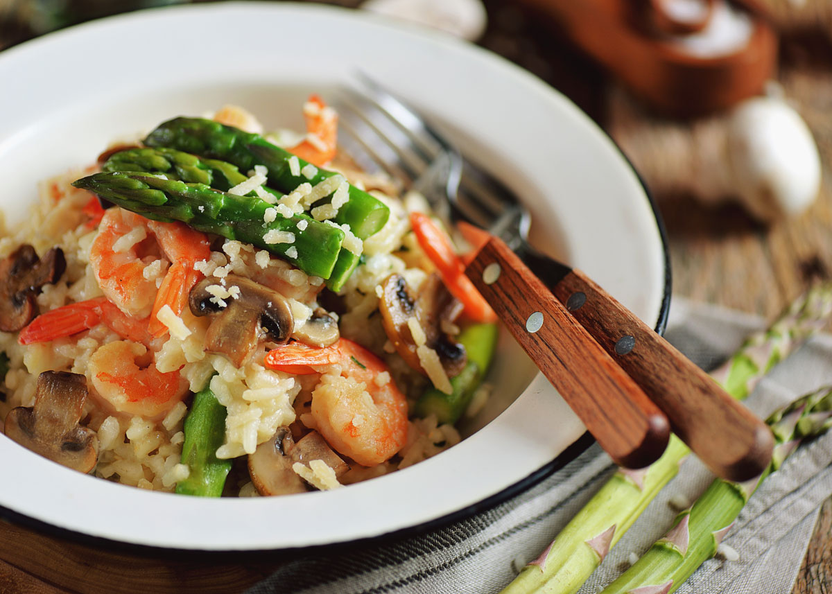 risotto de gambas Thermomix