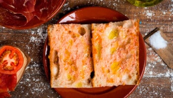 pão como hacer com tomate ou pan tumaca