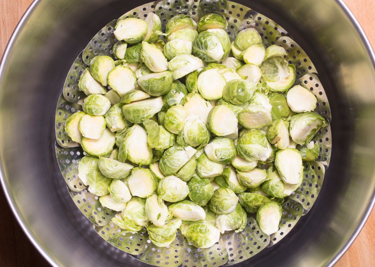 coles de Bruselas al vapor