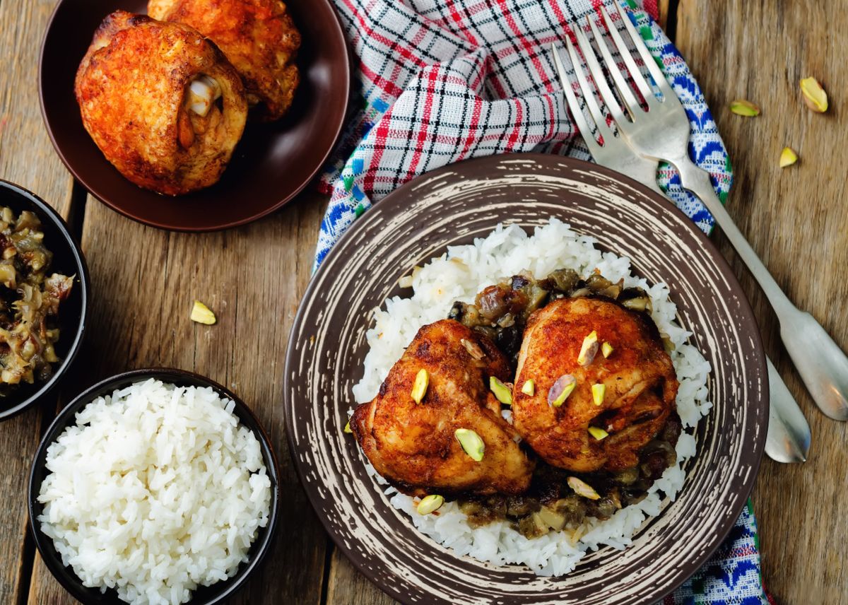 how to make marinated chicken ras el hanout -