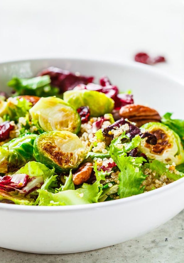 ensalada de coles de Bruselas receta