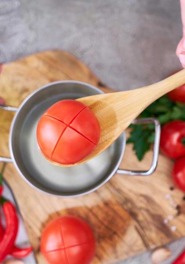 Como Escaldar Tomates Para Pelar Facil