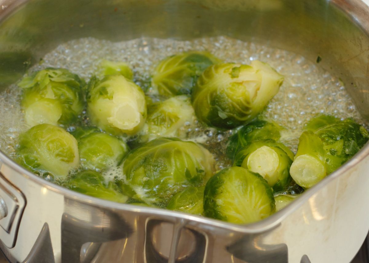 tiempo de cocción coles de Bruselas