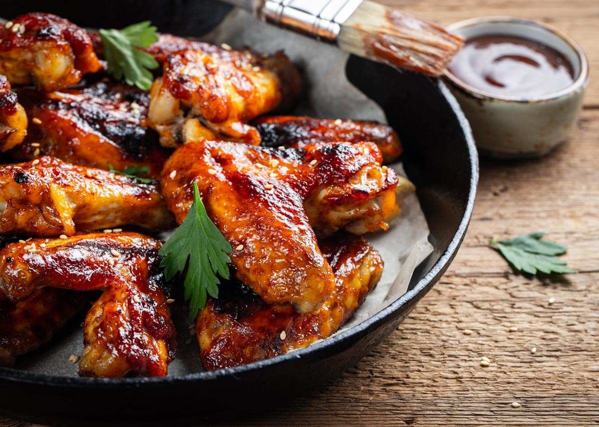 how to make barbecue wings