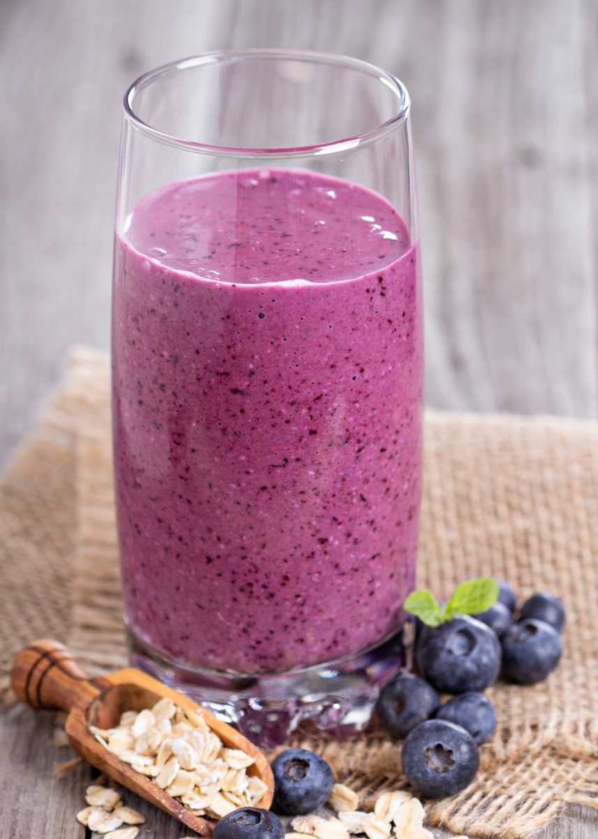 blueberry and oatmeal smoothie recipe