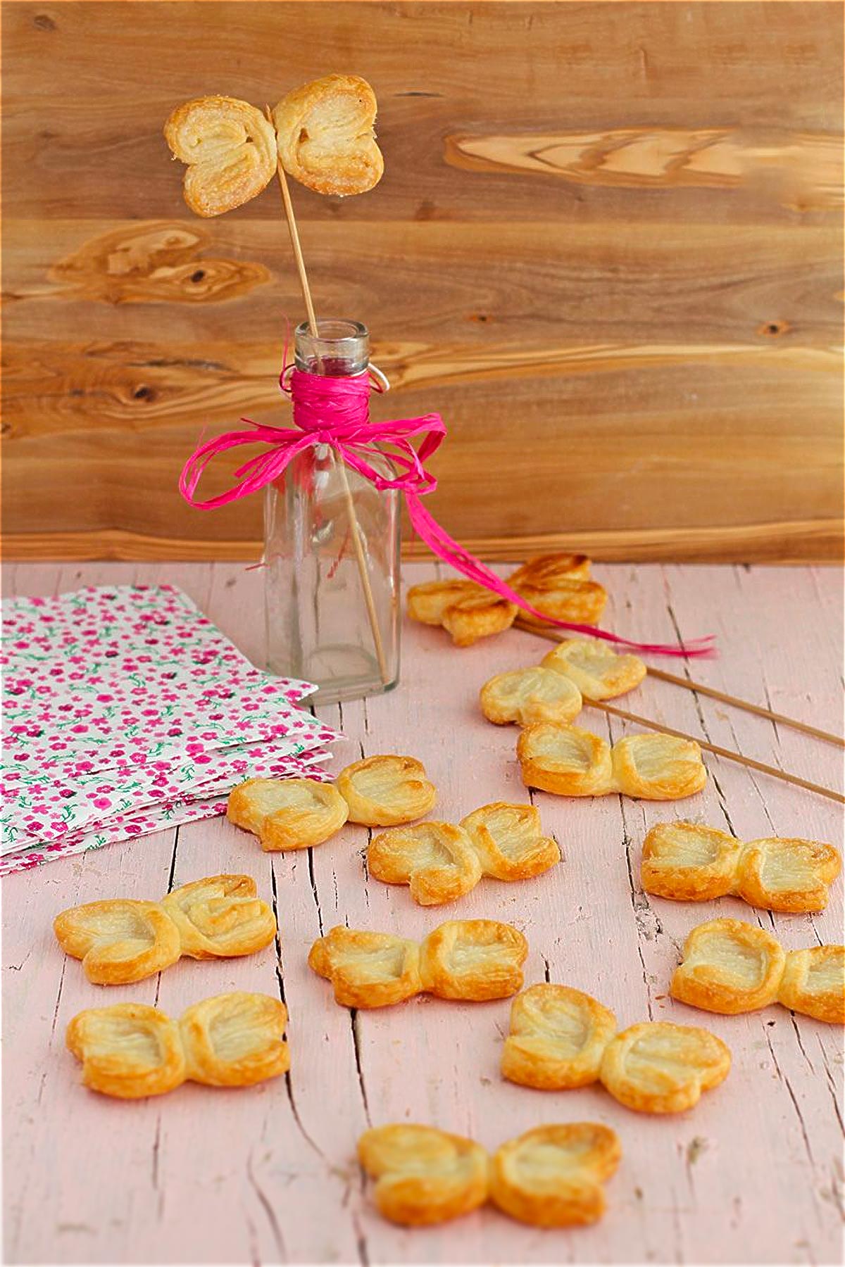 how to make butterflies with puff pastry