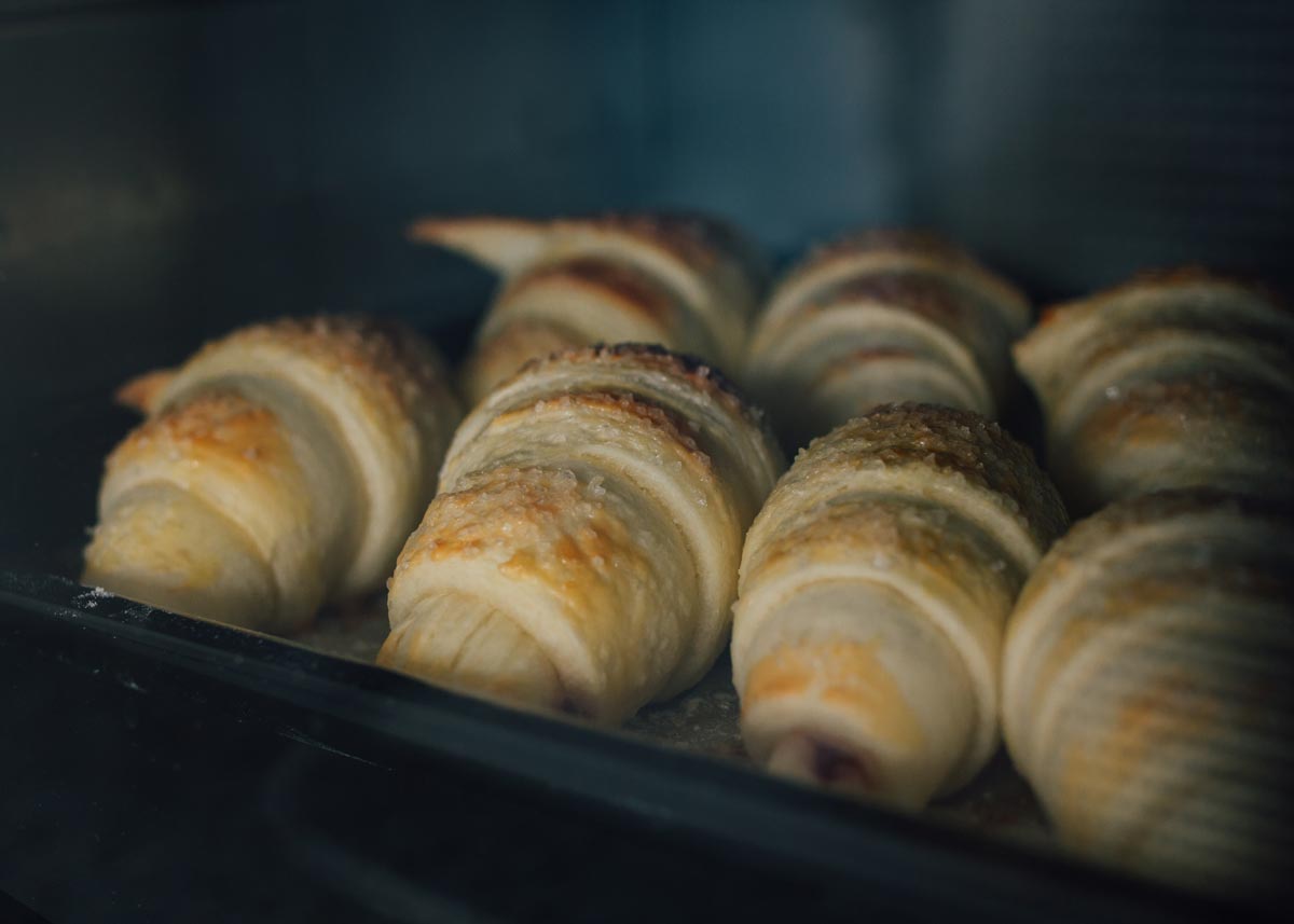 homemade croissants oven