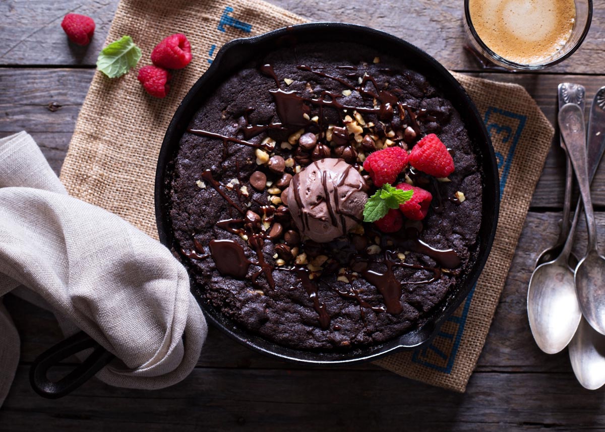 Cookie Cake De Chocolate Receta