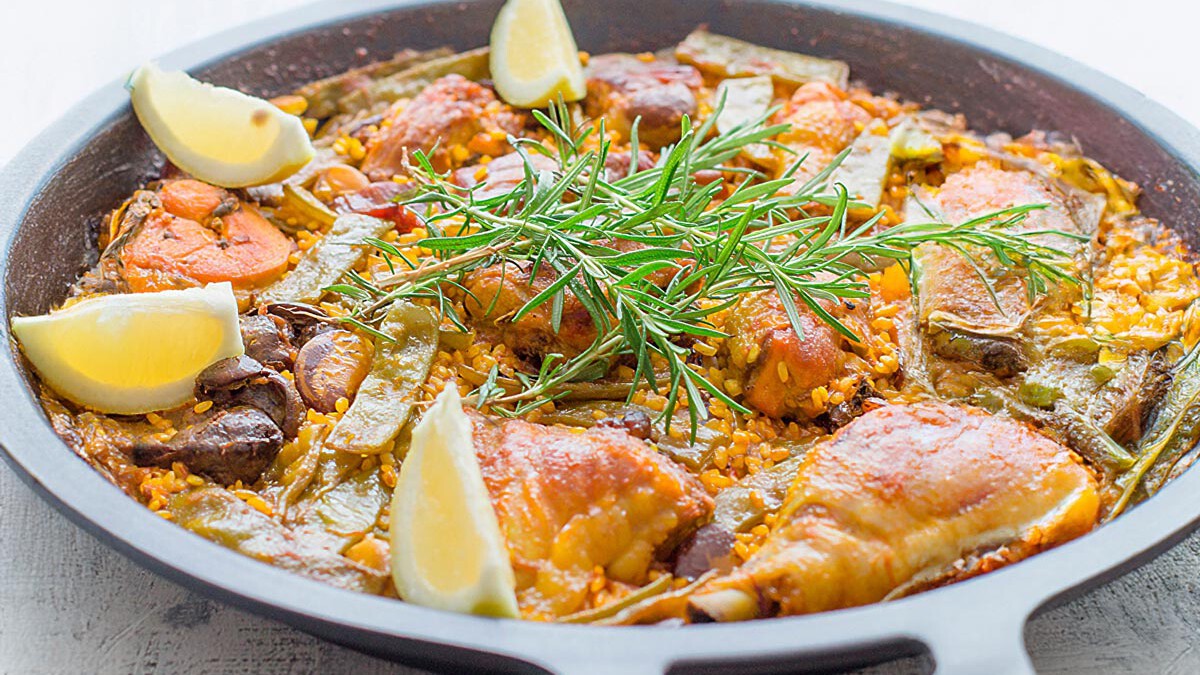 paella valenciana receta auténtica
