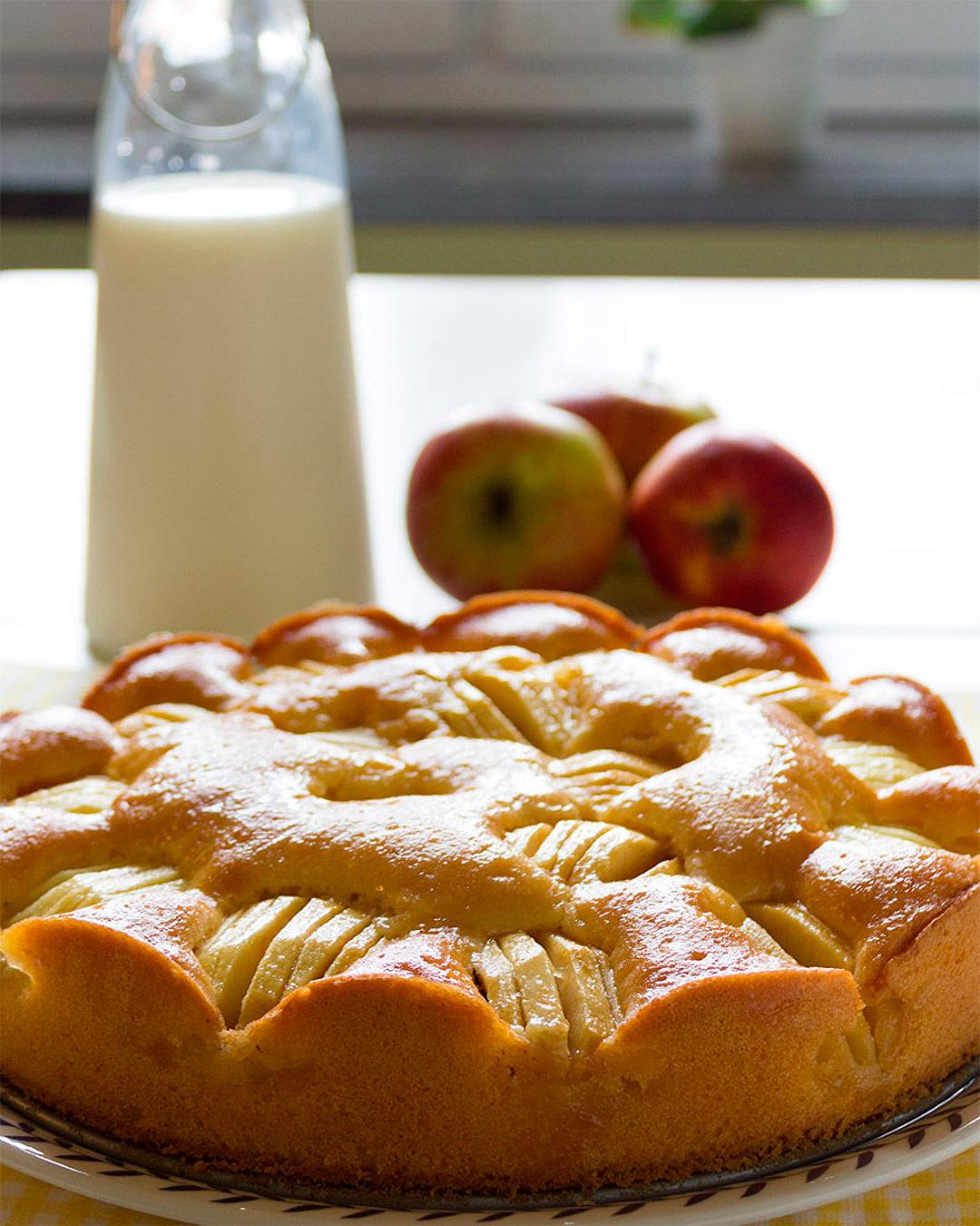 tarta alemana de manzana apfelkuchen - Tarta de manzana alemana (Apfelkuchen) Tarta alemana de manzana