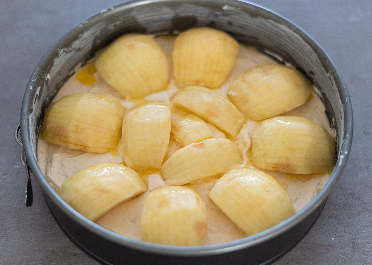 tarta de manzana alemana apfelkuchen 04022 - Tarta de manzana alemana (Apfelkuchen) Tarta de manzana alemana de la abuela