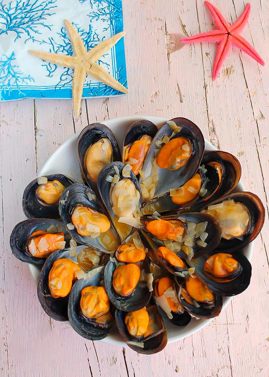 how to make Galician style mussels