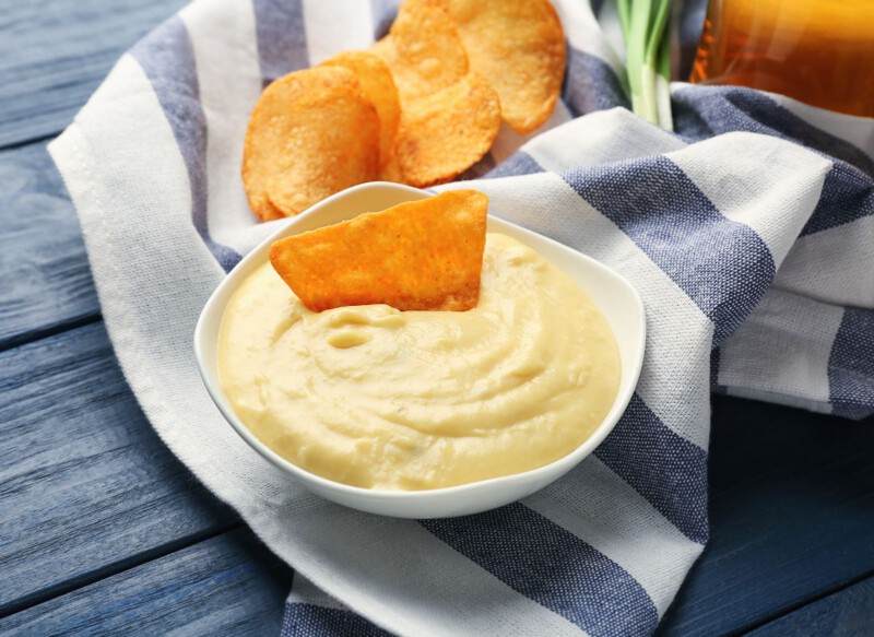 dip de queso cheddar Salsa de queso Cheddar fácil dip de queso cheddar Salsa de queso Cheddar fácil
