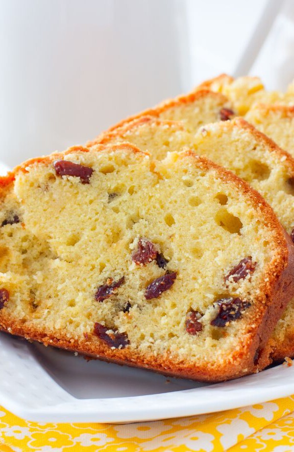 bizcocho con pasas receta