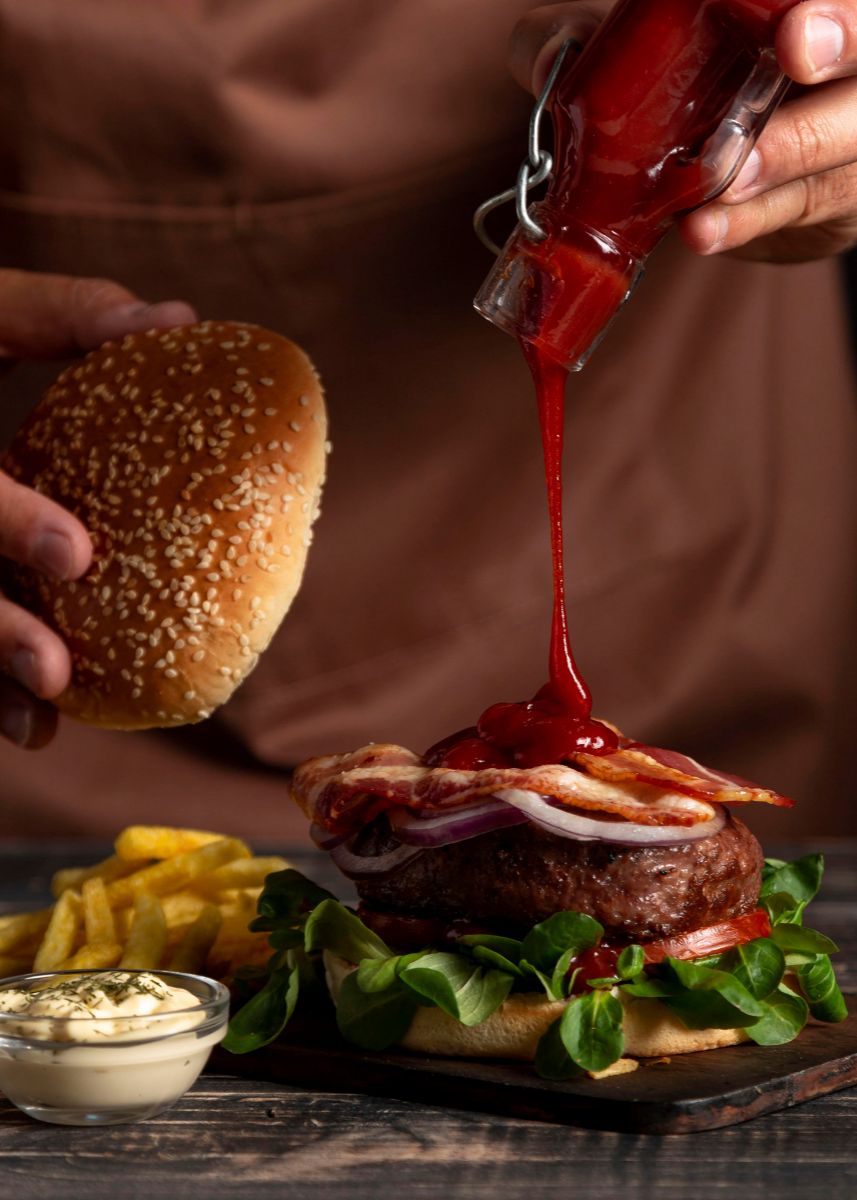 salsa barbacoa casera para hamburguesa