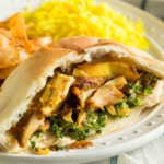 Shawarma de pollo (receta árabe tradicional)