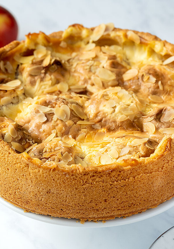 Tarta de manzanas asadas o Bratapfelkuchen