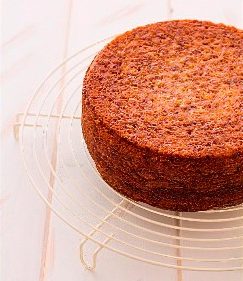 bizcocho de coco rallado y plátano