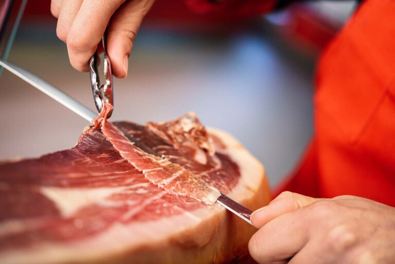 Cómo cortar el jamón en casa