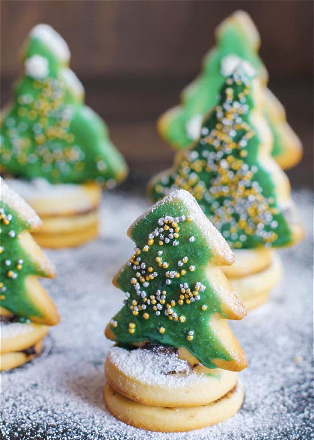 cómo hacer galletas árbol de Navidad