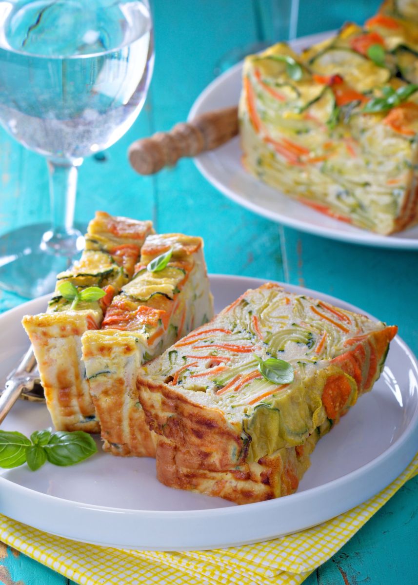 como hacer pastel de verduras y queso