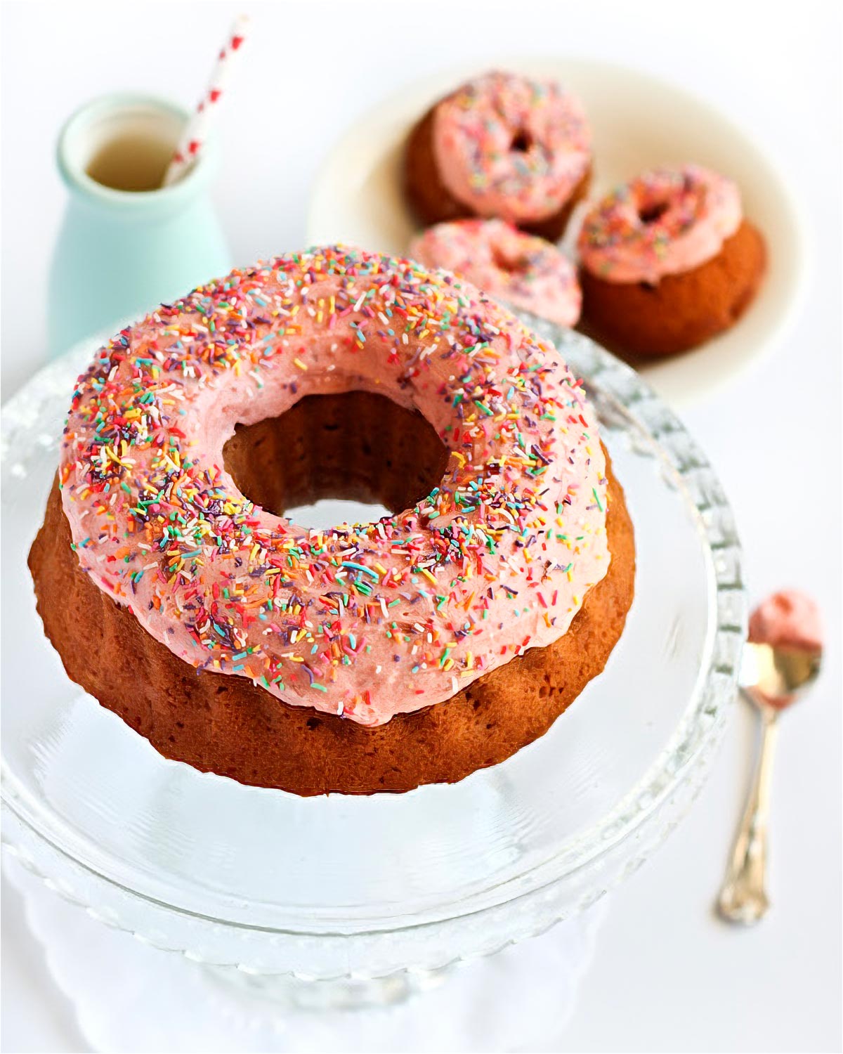 cómo hacer tarta de donuts