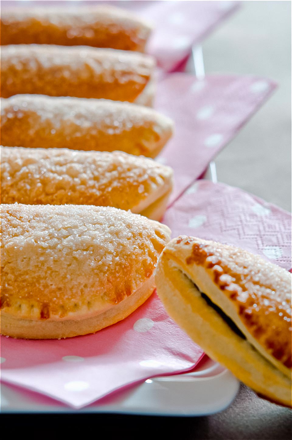 cómo hacer tortas de manteca rellenas de chocolate