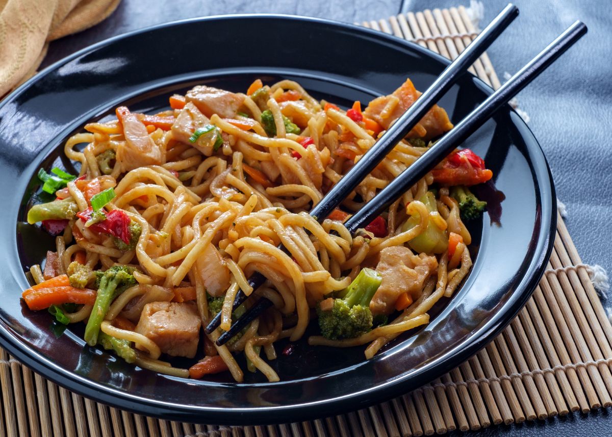 Receta: Wok de fideos chinos