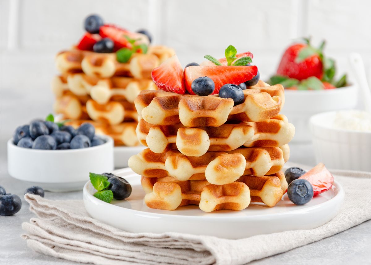 gofres esponjosos y crujientes