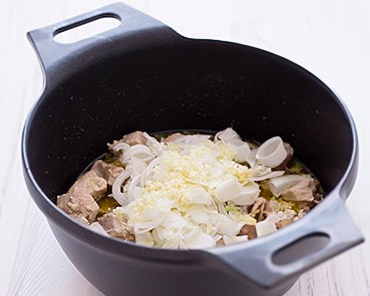 guiso de magro de cerdo