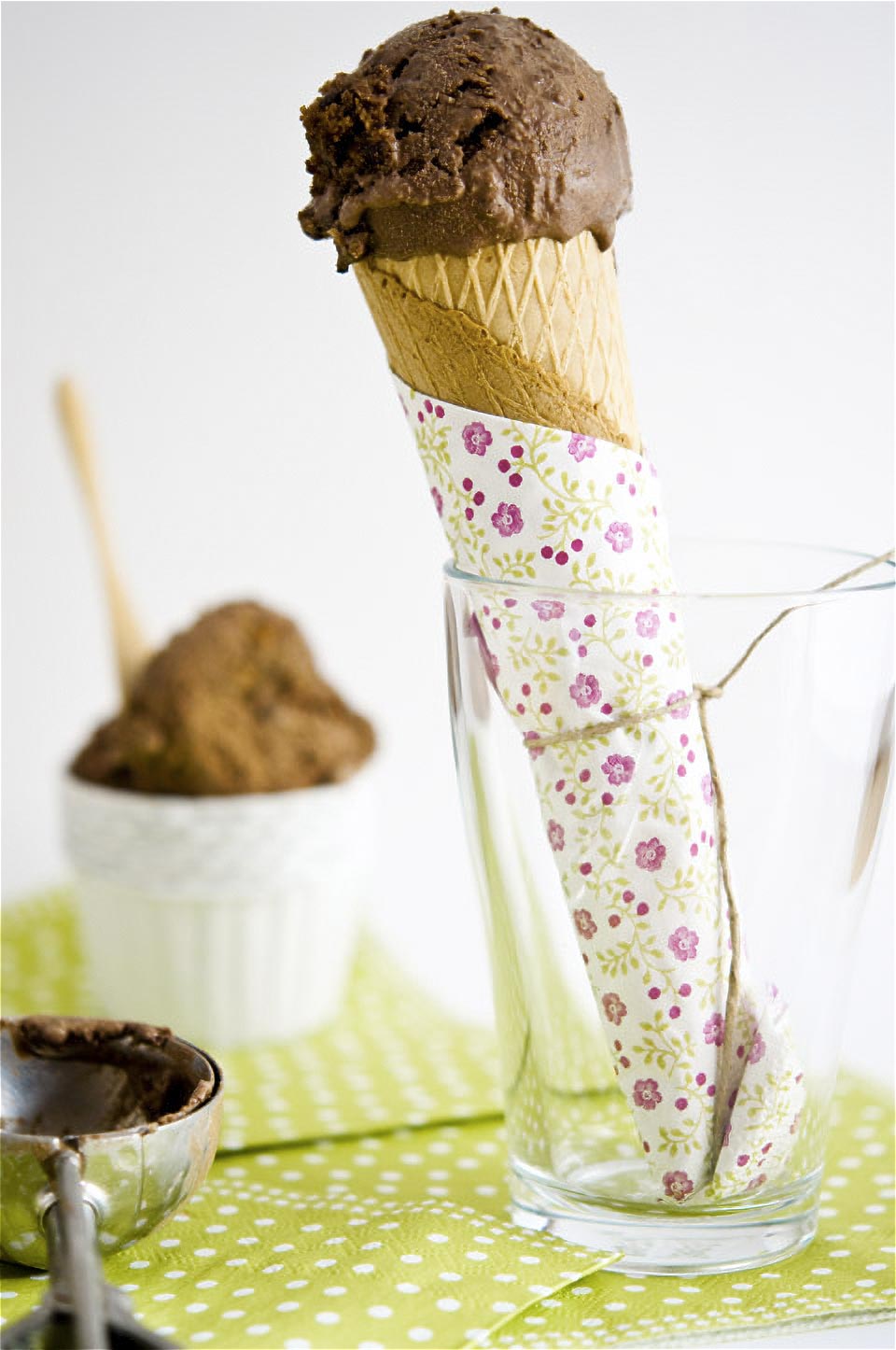 helado de yogur y chocolate receta