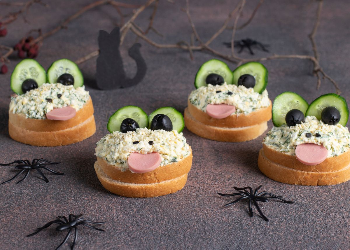 Mini Sandwiches De Halloween